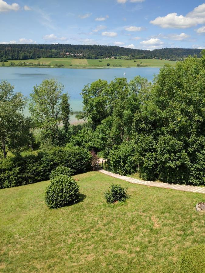 Duplex Le Reflet Du Lac Malbuisson Exterior foto